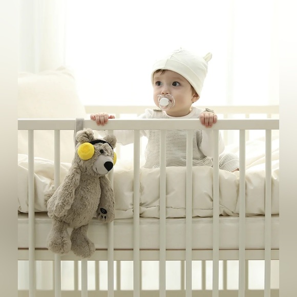 Alex Kate Lulla Bear Sleep Soother White Noise Heartbeat Womb Sound Cry Sensor - Picture 6 of 14